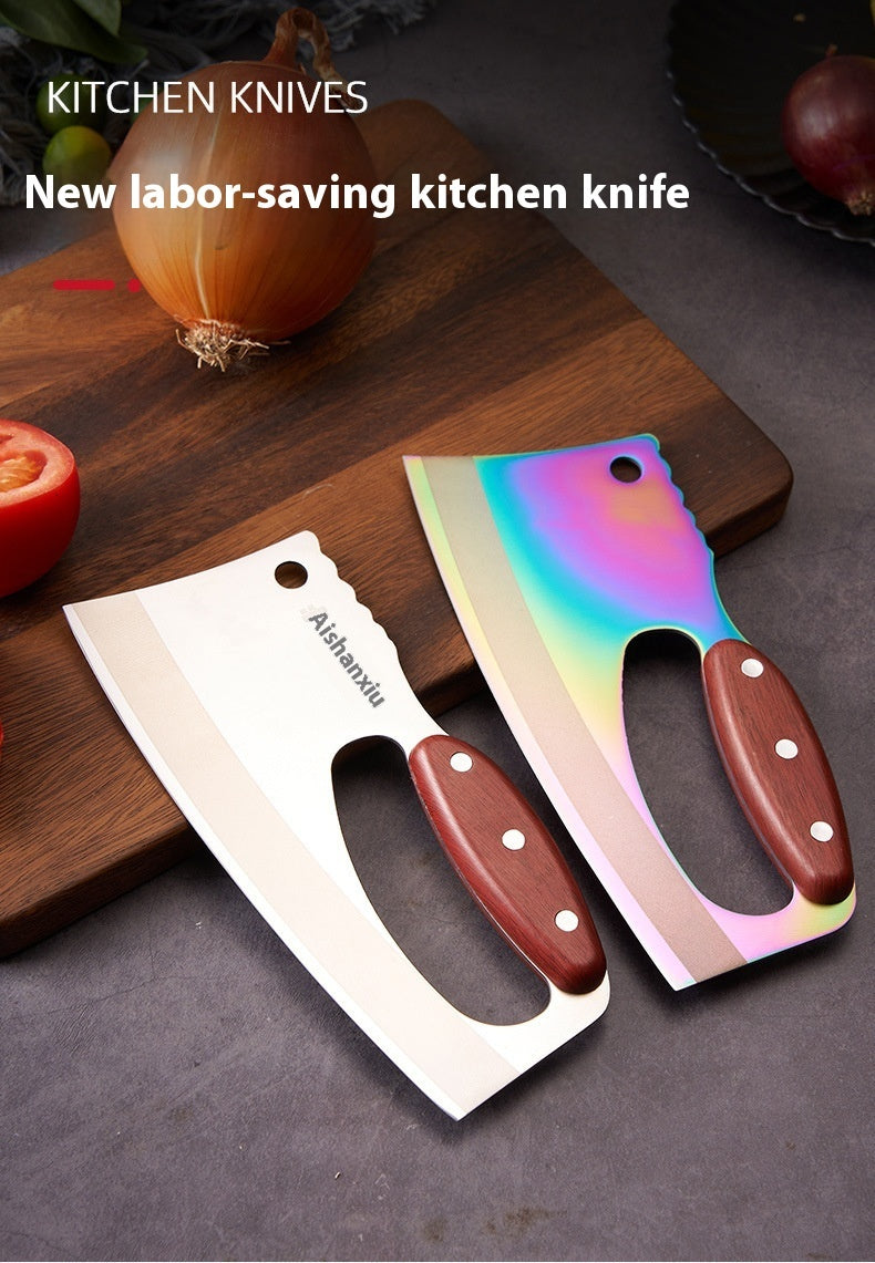 Wood Grain Handle Kitchen Knife Kitchen Supplies